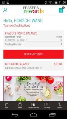 Frasers Rewards android App screenshot 4